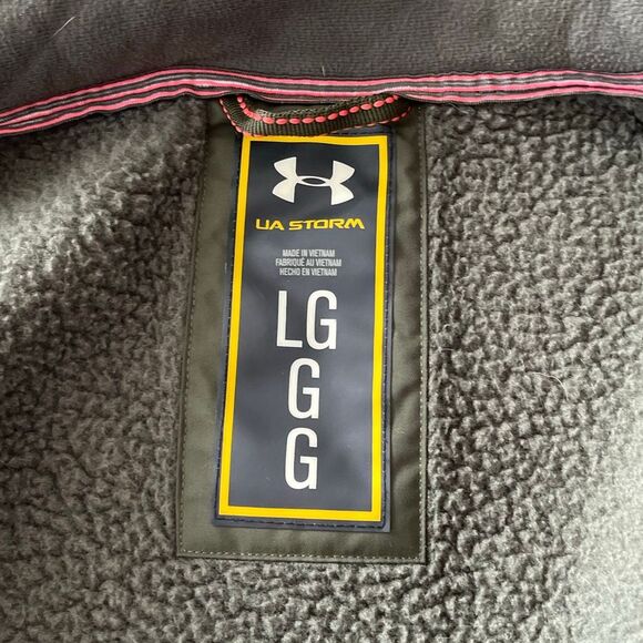 Under Armour Fleece Jacket Womens Size L Ayton Realtree Camo UA Storm Full Zip - Picture 8 of 15